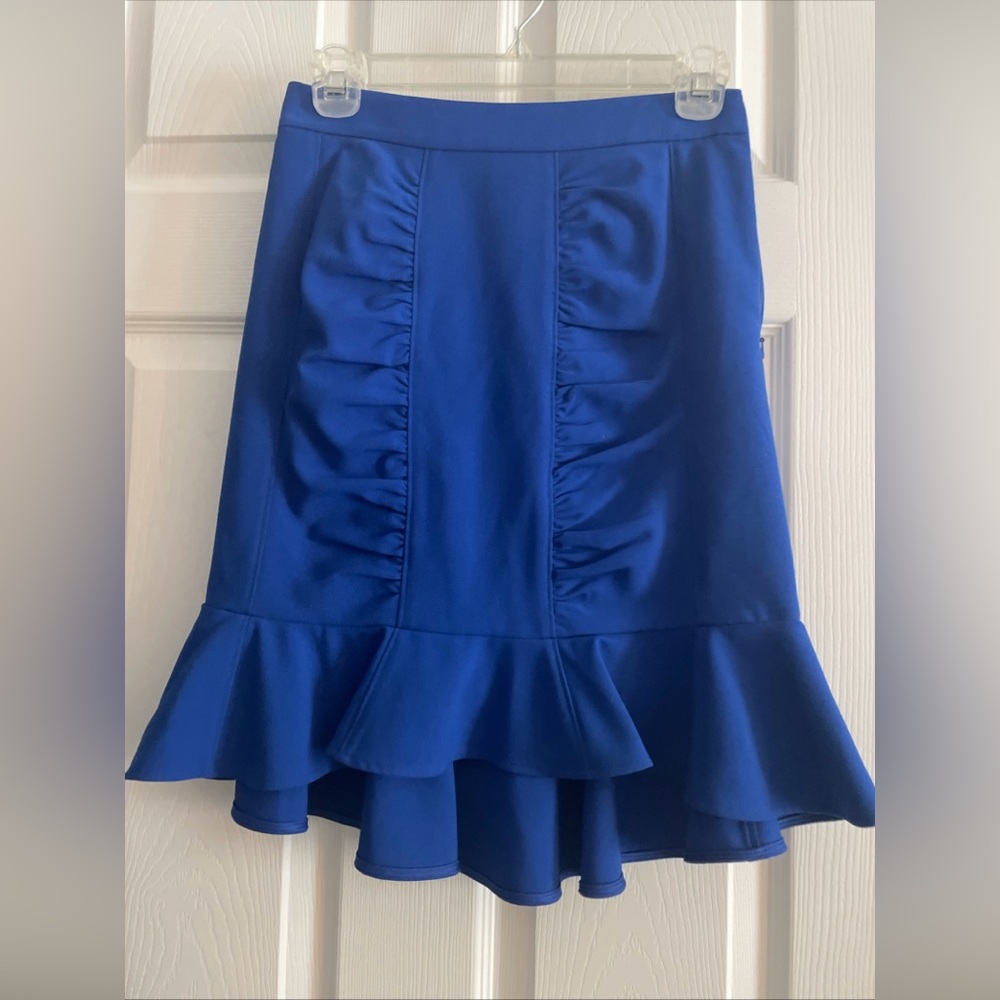 HD in Paris Royal Blue High-Low Skirt